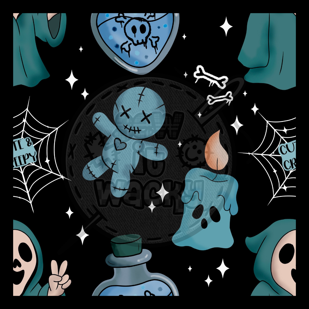 Blue halloween