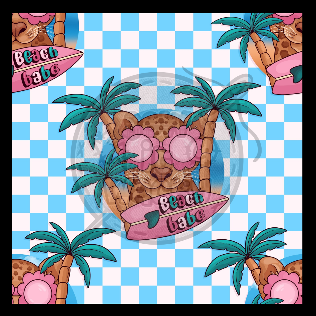 Beach babe leopard