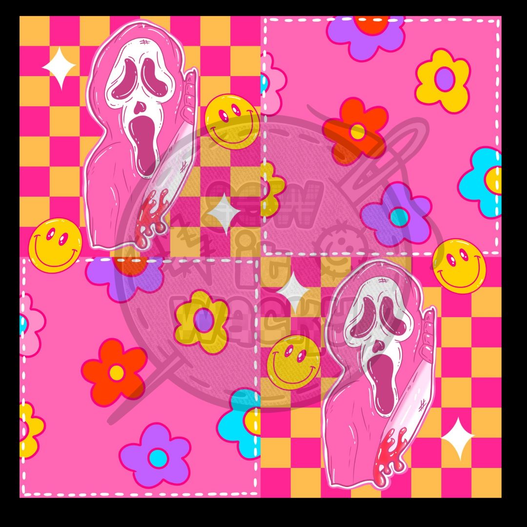 Retro ghost face