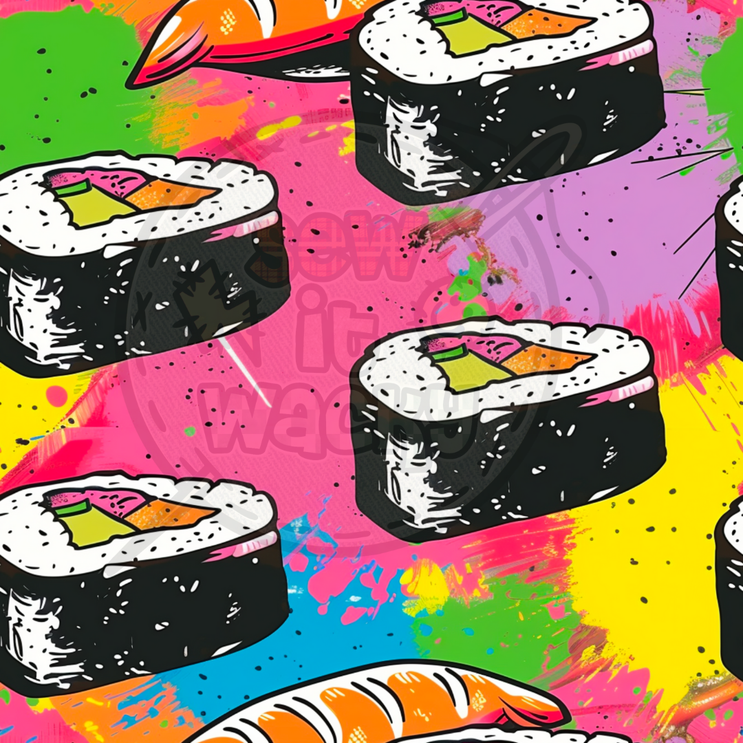 Rainbow sushi
