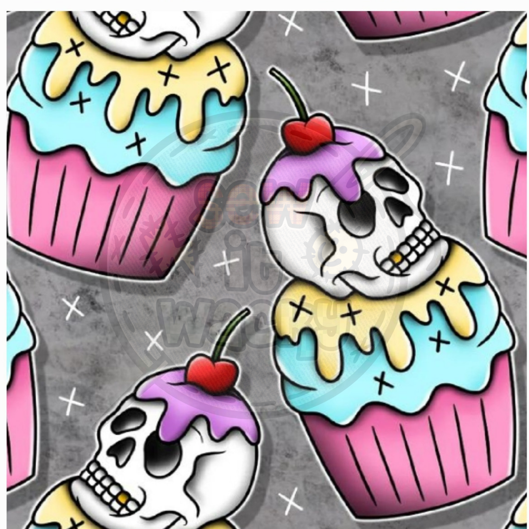 Skull cupcakes