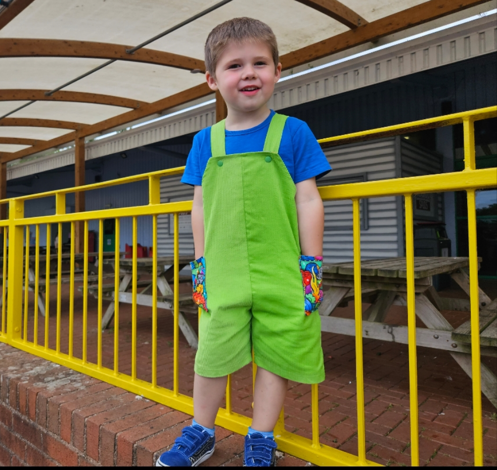 Kids Canvas dungarees