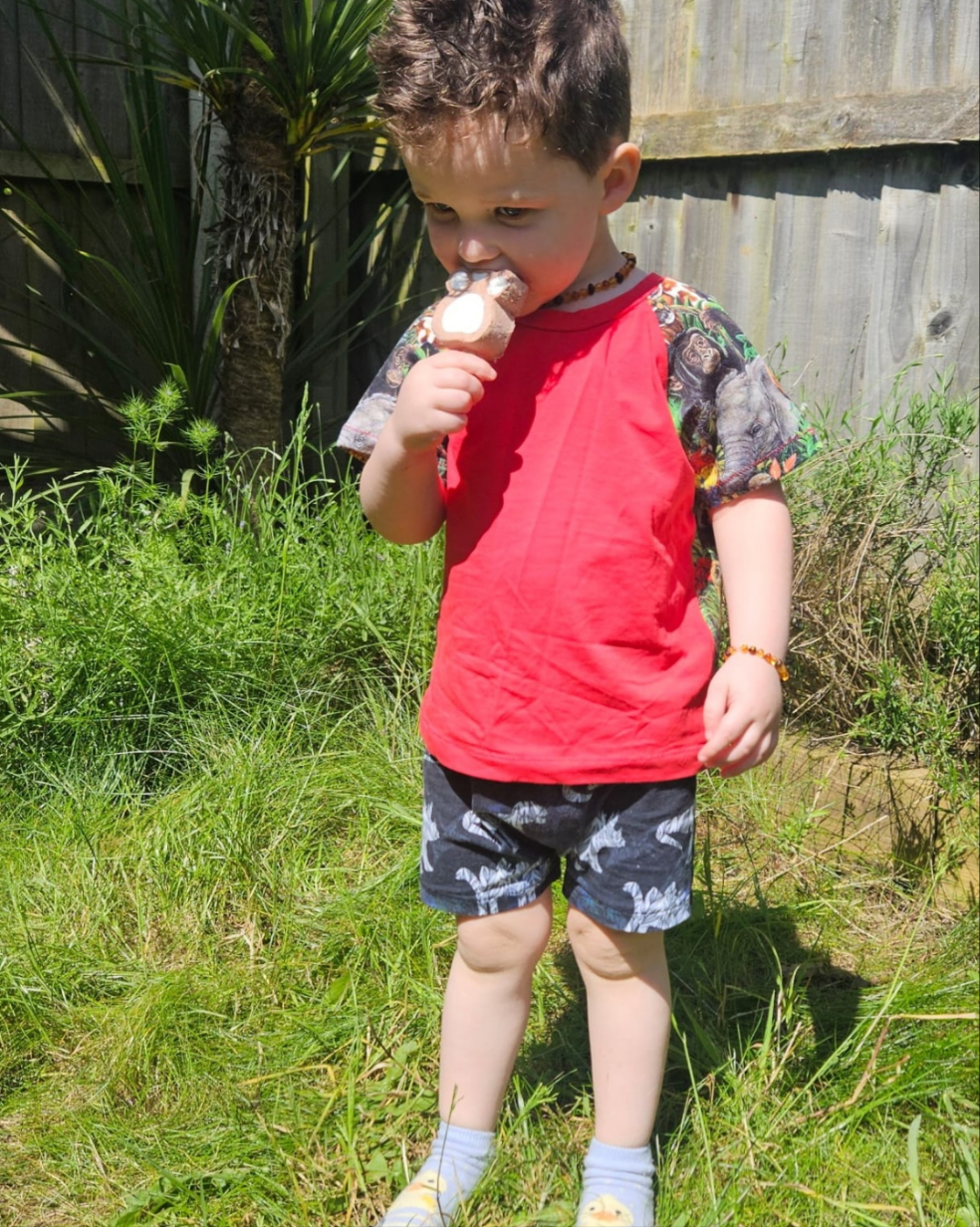 Kids raglan tshirt