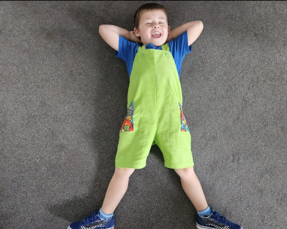Kids Canvas dungarees