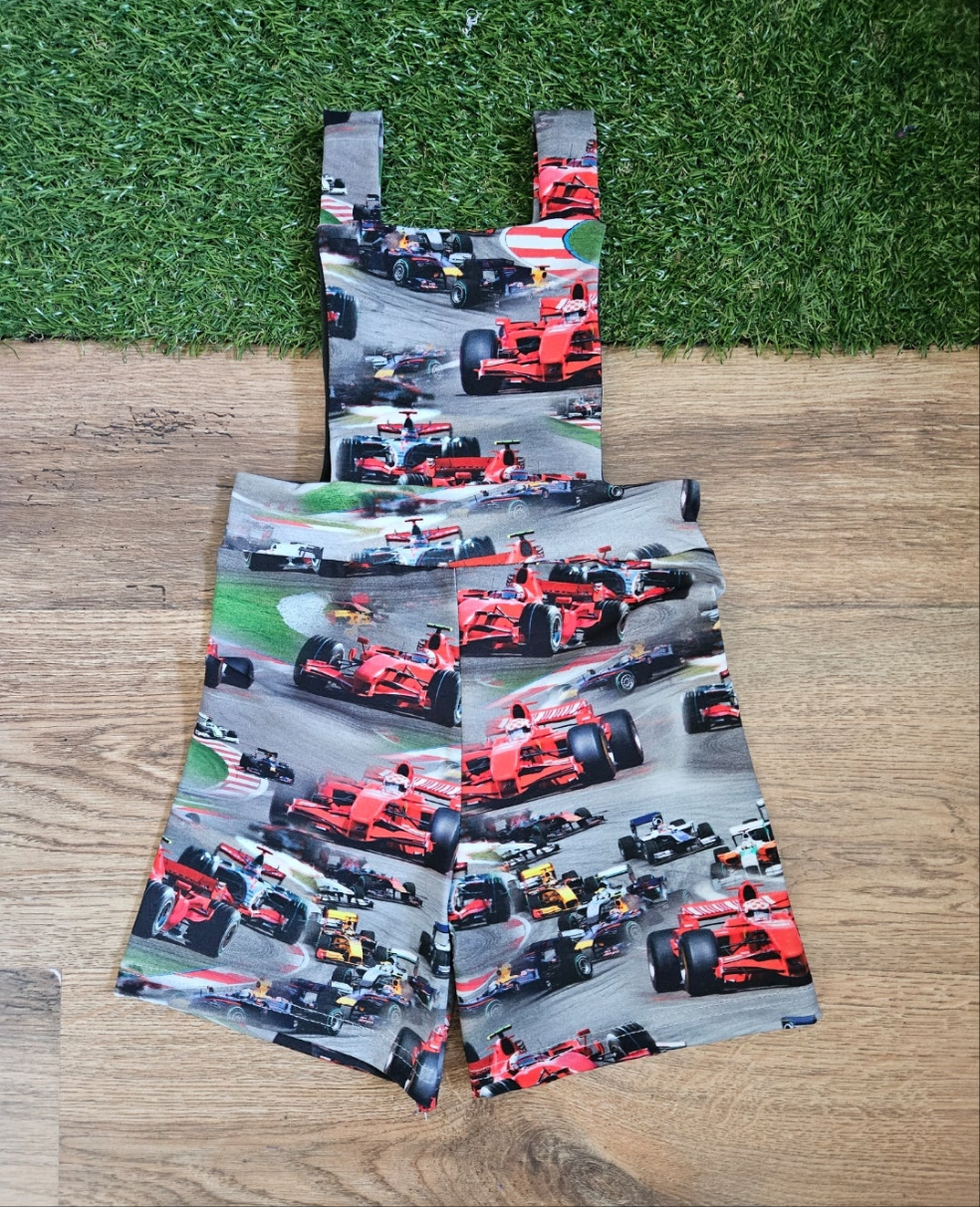 Bib shorty romper