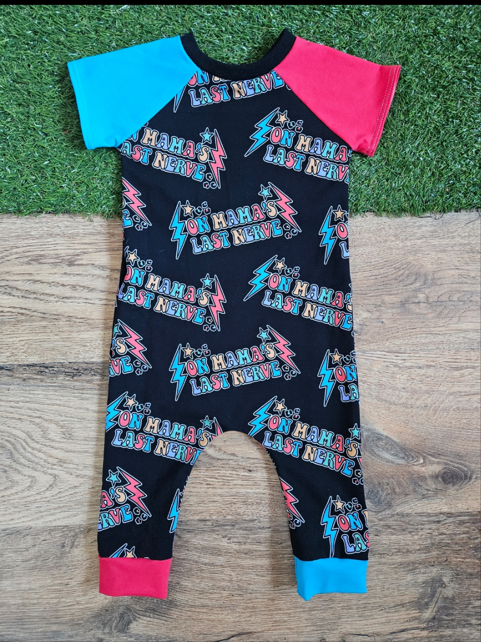 Kids raglan romper