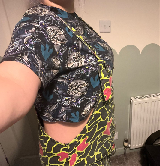 Adult oversized crop top