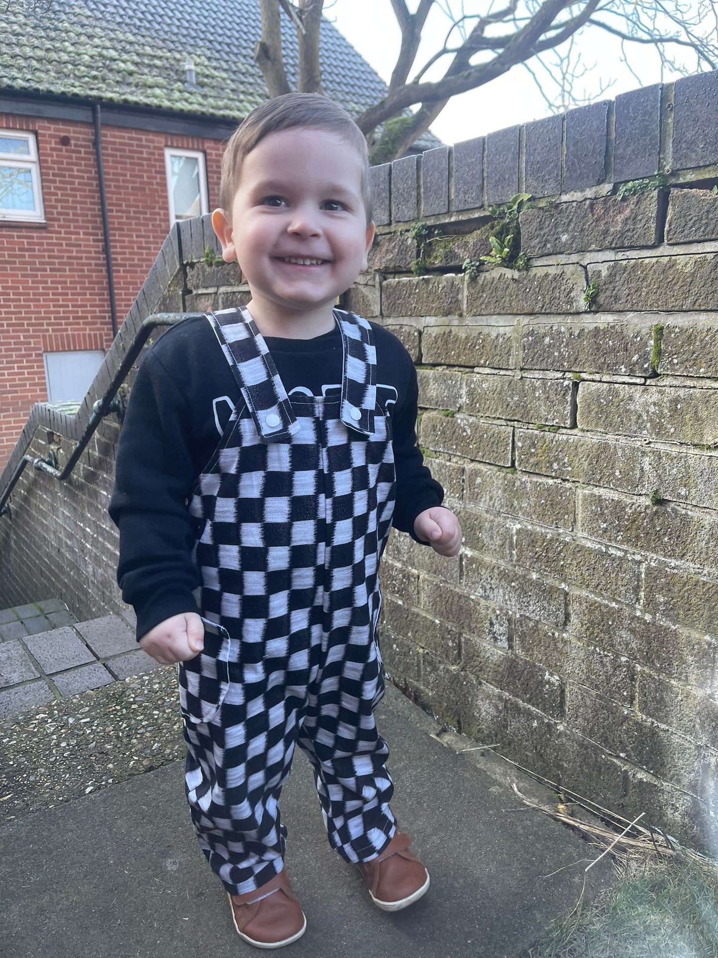 Kids Canvas dungarees