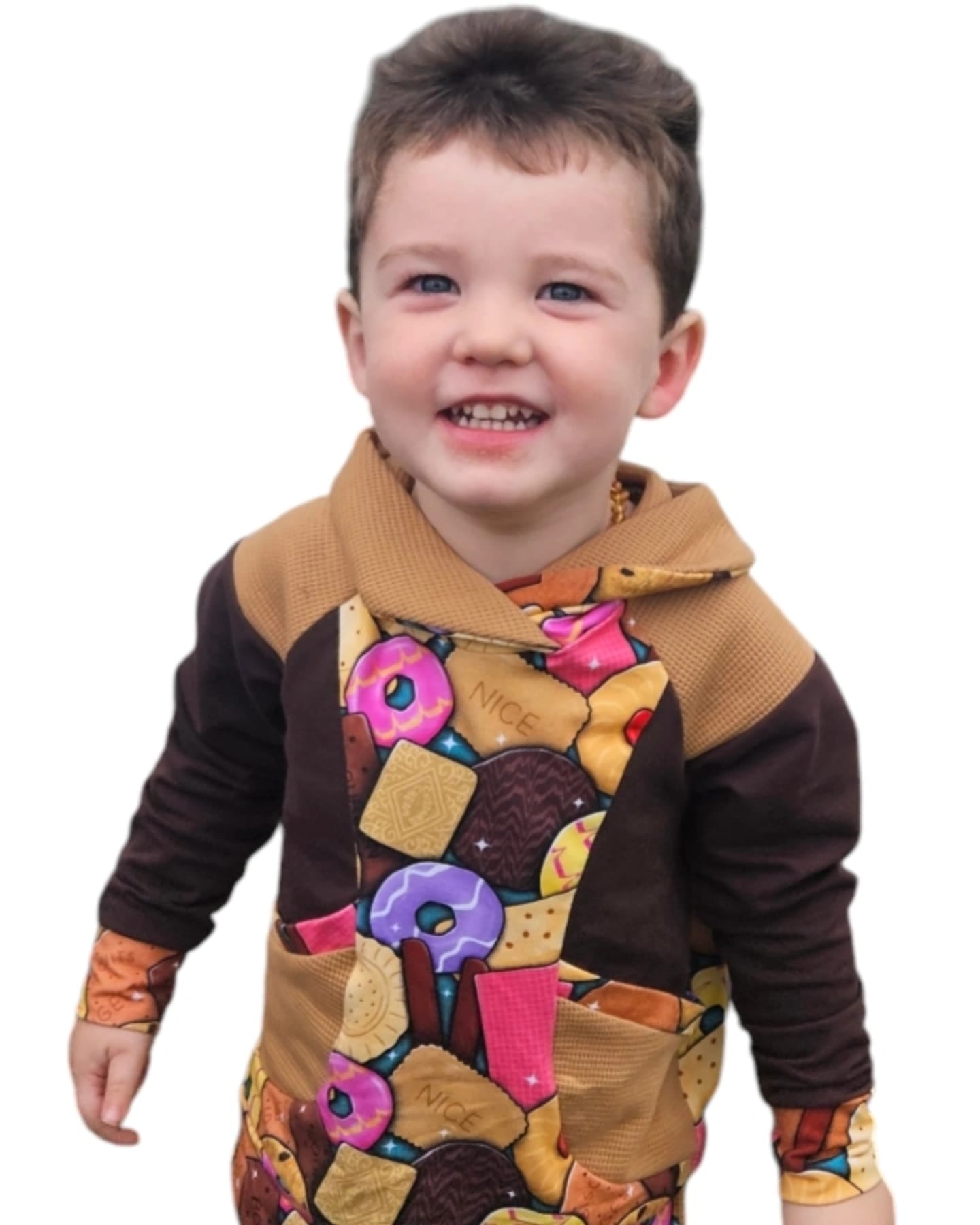 Kids cowl neck sweater