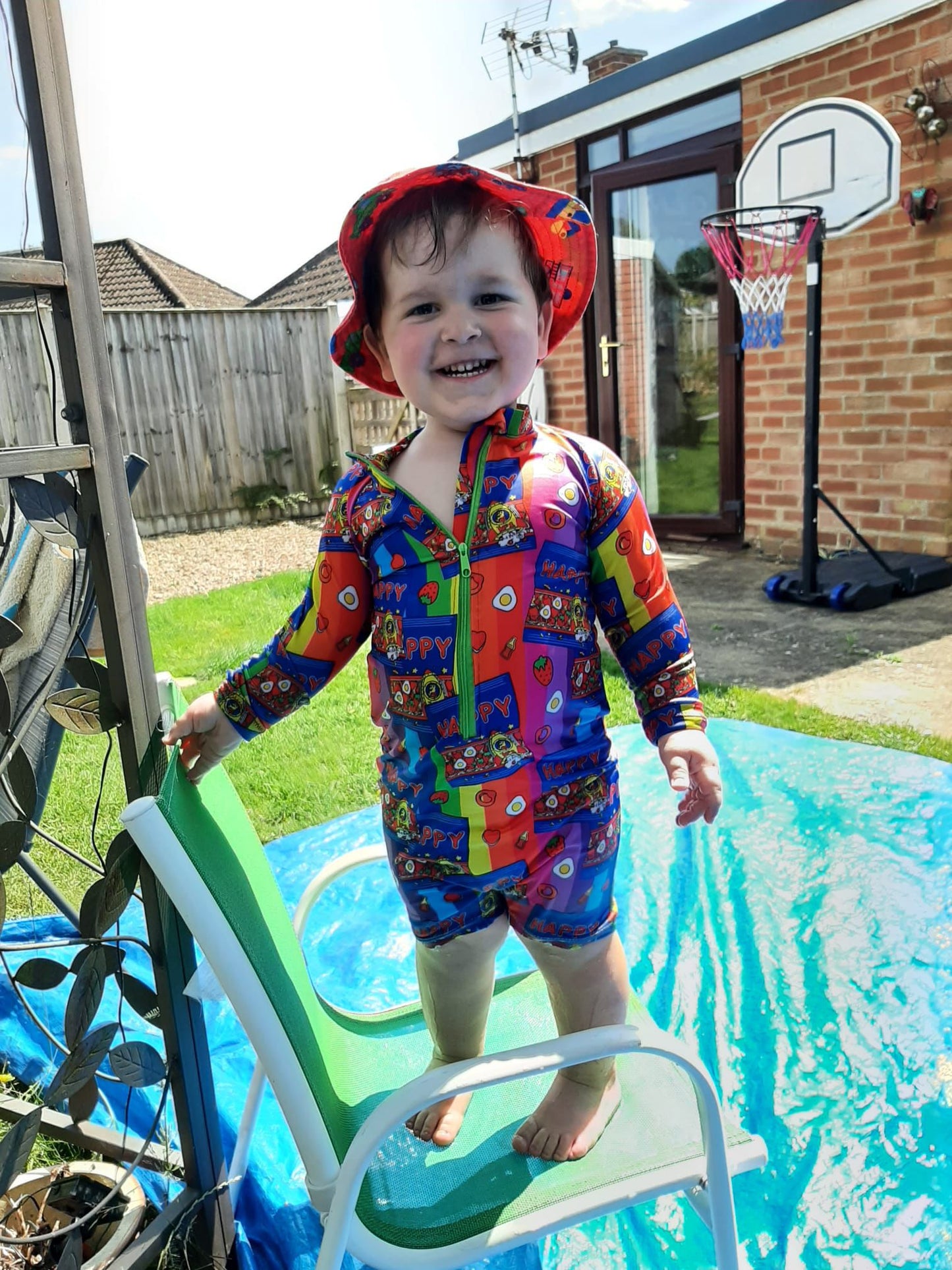 Kids swim romper