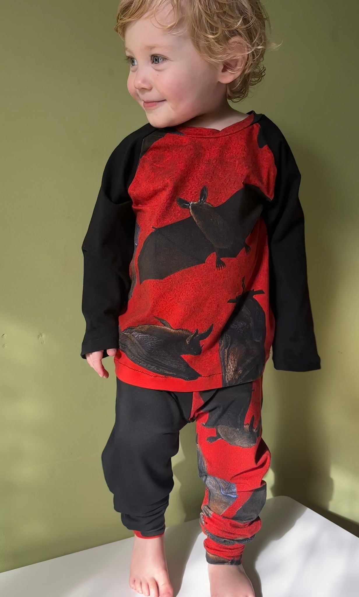 Kids raglan tshirt