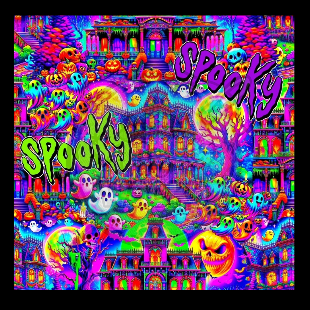 Neon spooky