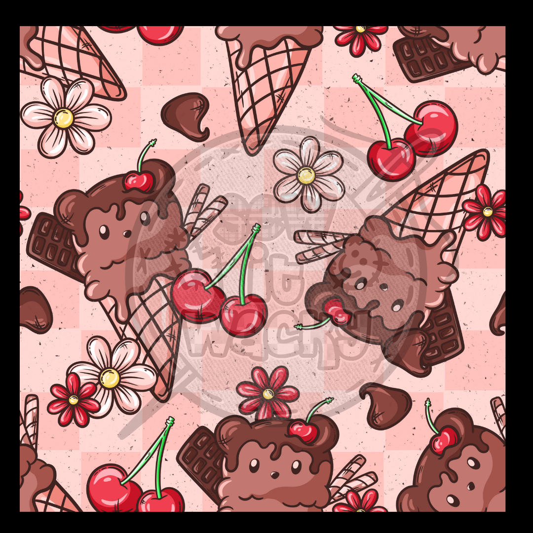 Choc cherry bear cones