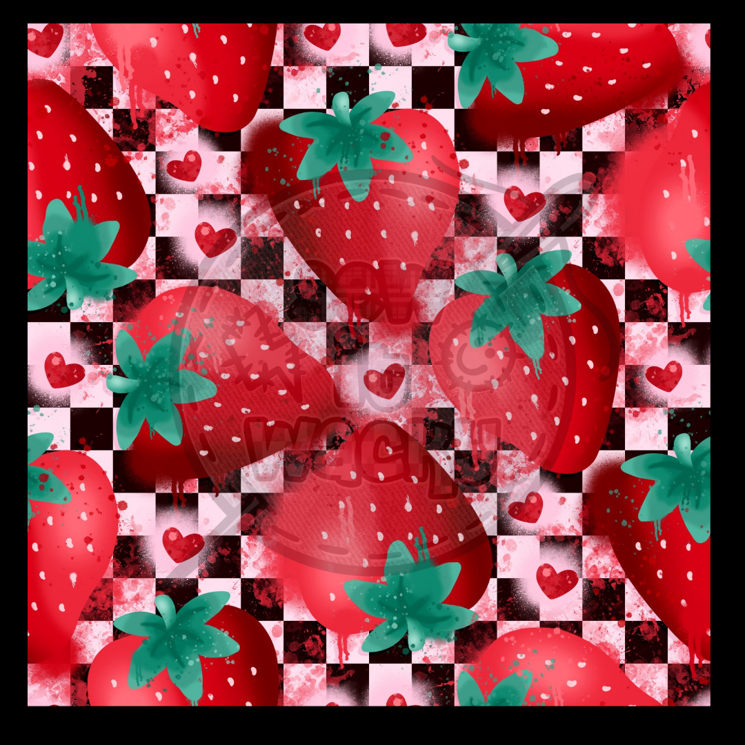 Graffiti strawberries